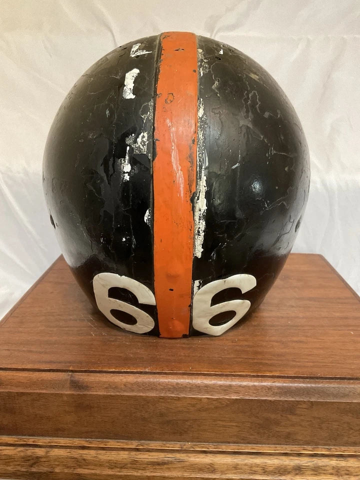 Riddell Kra-Lite TK5 Used Cracked Early 60s Suspension Football Helmet Size7 3/8 WESTBROOKSPORTSCARDS