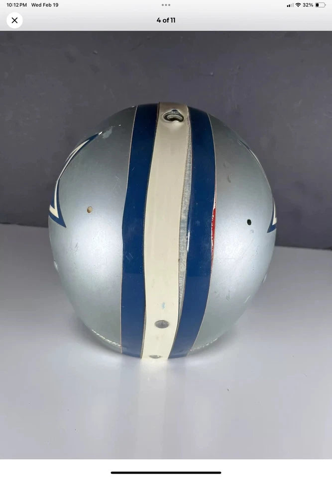 Original Riddell 1970 Houston Oilers Kra-Lite TK2 Game Football Helmet WESTBROOKSPORTSCARDS