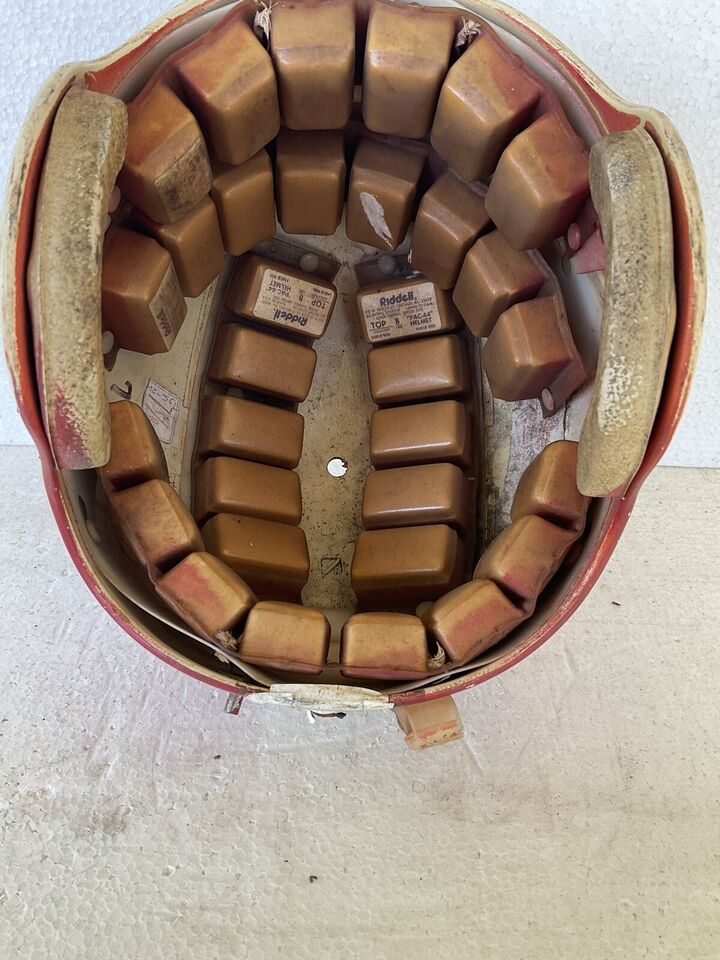 Vintage Original Riddell Kra Lite PAC44 Football Helmet 1979 WESTBROOKSPORTSCARDS