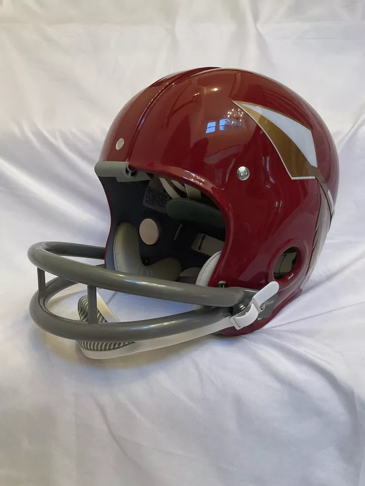 RK2 Style Football Helmet 1969 Washington Redskins Spear Cardinal Color Jurgensen Sports Mem, Cards & Fan Shop:Fan Apparel & Souvenirs:Football-NFL Riddell