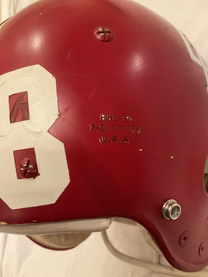 Houston Cougars Rawlings HND-9 Football Helmet Schutt Red Dot OPO-DW Rare WESTBROOKSPORTSCARDS
