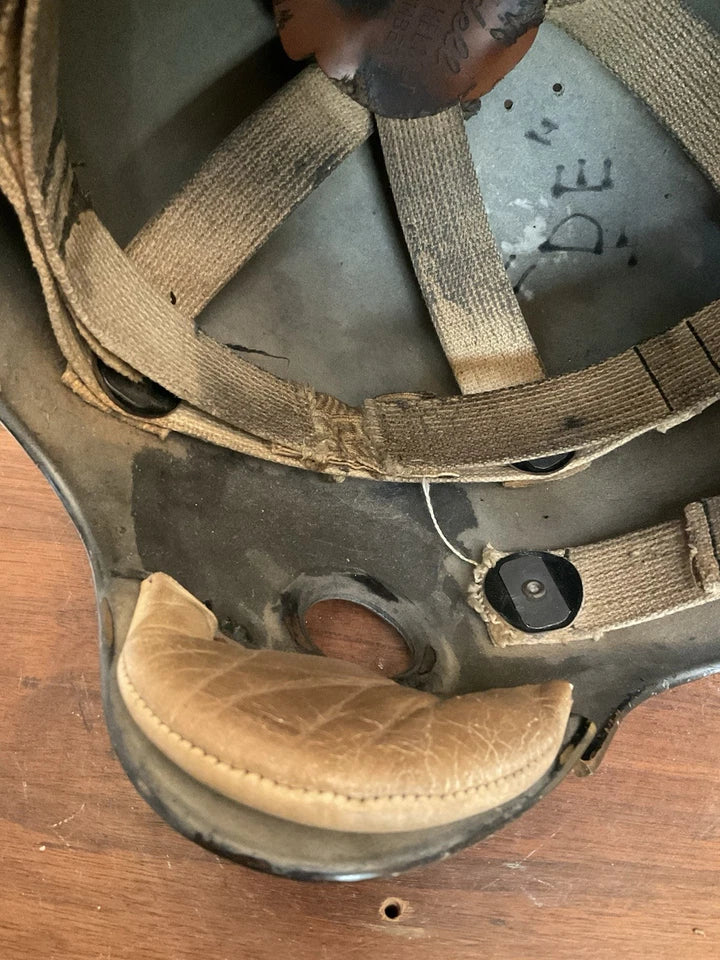 Riddell 1950s RT2 Vintage Football Helmet Black Under Clear Shell WESTBROOKSPORTSCARDS