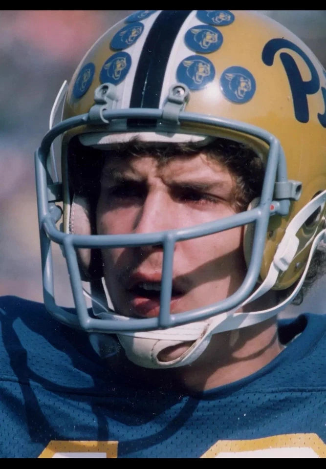 TK2 Style Football Helmet 1979 University Of Pittsburgh Panthers Marino Freshman WESTBROOKSPORTSCARDS