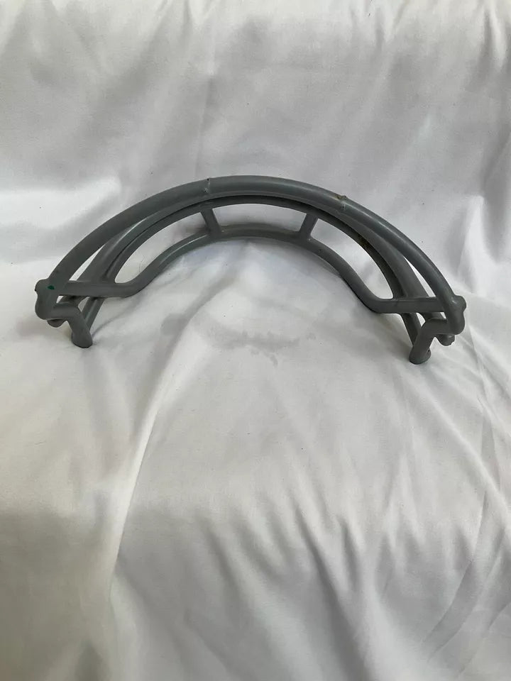 Vintage Original Schutt OPO-DW Large Red Dot Gray Football Helmet Facemask WESTBROOKSPORTSCARDS