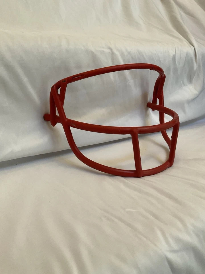Vintage Red Schutt 1969 OPO Green Dot Football Helmet Facemask - RARE WESTBROOKSPORTSCARDS
