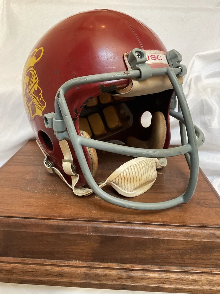 1974 USC Trojans Authentic Game Used Riddell Kra-Lite Football Helmet Schutt NOP WESTBROOKSPORTSCARDS