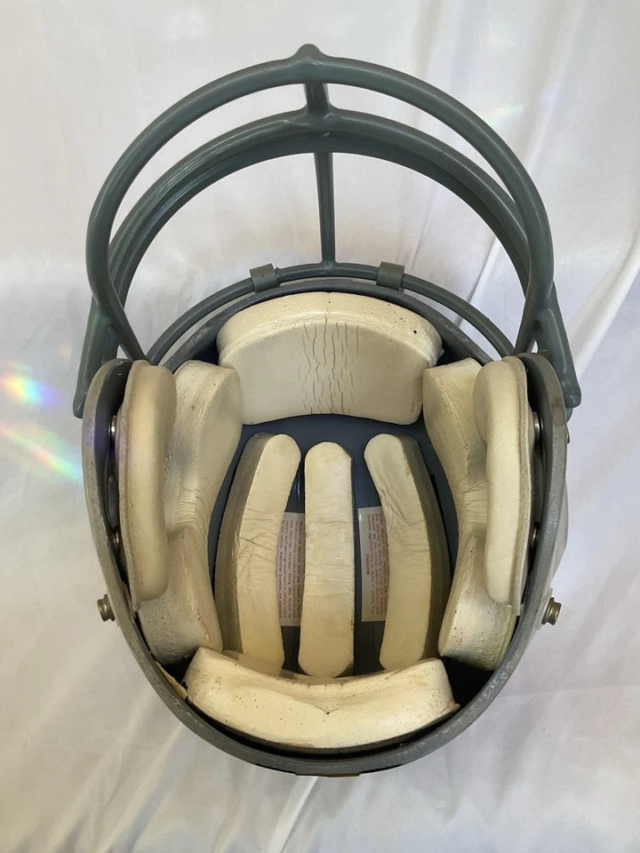 Maryland Terrapins MaxPro Kineomatic-21 Game Used Clear Shell Football Helmet WESTBROOKSPORTSCARDS