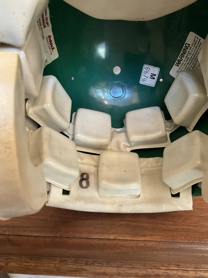Vintage Riddell VSR-3 Football Helmet Philadelphia Eagles Game Used 1988 WESTBROOKSPORTSCARDS