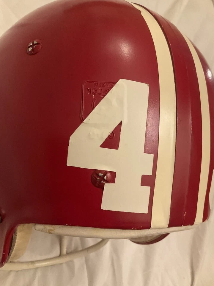 Houston Cougars Rawlings HND-9 Football Helmet Schutt Red Dot OPO-DW Rare WESTBROOKSPORTSCARDS