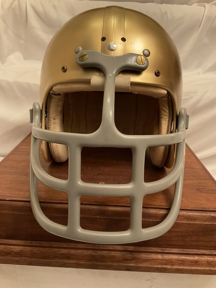 Vintage 1970s Wilson Football Helmet Notre Dame Fighting Irish Ross Browner  WESTBROOKSPORTSCARDS