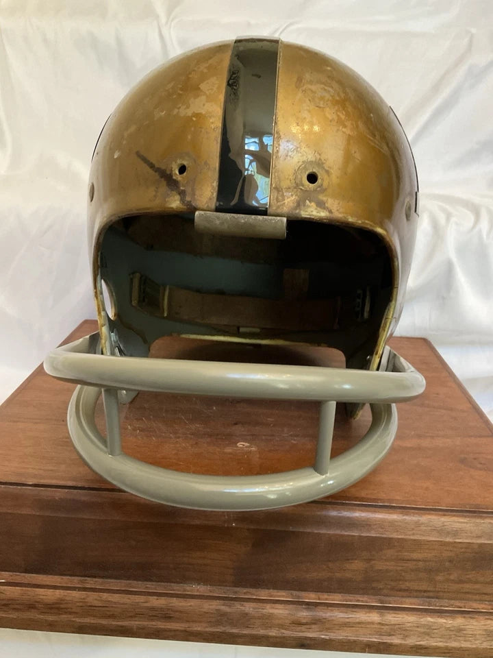 Vintage Game Used Riddell TK5 Kra-Lite Football Helmet Purdue Boilermakers? WESTBROOKSPORTSCARDS