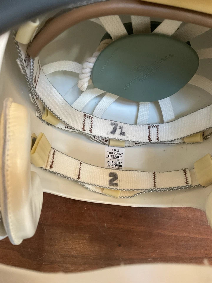 Original Riddell 1973 Wisconsin Badgers Kra-Lite TK2 Game Football Helmet WESTBROOKSPORTSCARDS