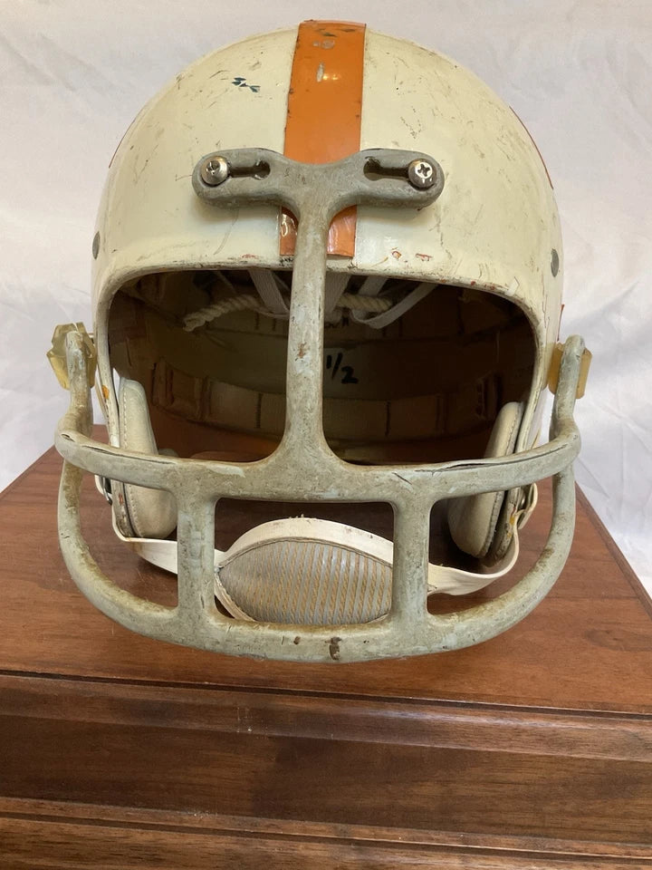 Vintage 1970s Riddell Kra-Lite TK2 Game Used Tennessee Football Helmet WESTBROOKSPORTSCARDS