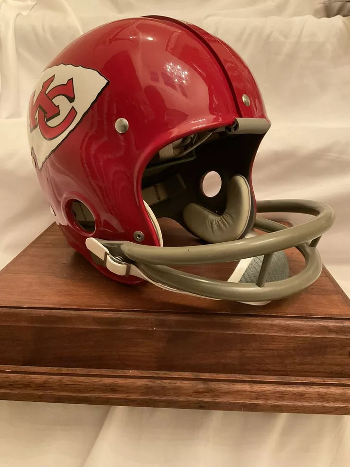Kansas City Chiefs RIDDell Classic RK2 Football Helmet Len Dawson Super Bowl IV  WESTBROOKSPORTSCARDS