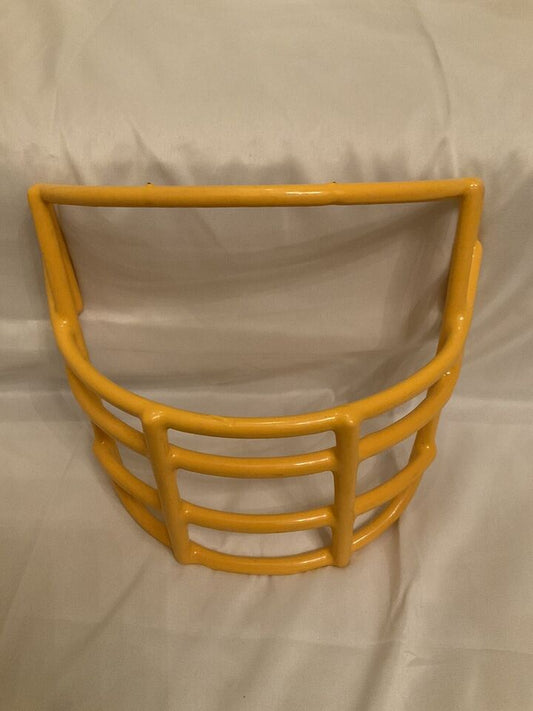 Vintage Riddell 1980 JOP-DW Football Helmet Yellow Gold 3-Dot Size Facemask USFL  WESTBROOKSPORTSCARDS   