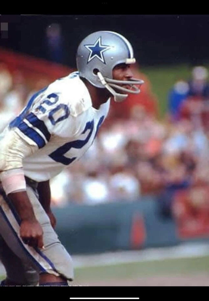 Original Vintage Riddell 1971 Dallas Cowboys Kra-Lite TK2 Game Football Helmet WESTBROOKSPORTSCARDS