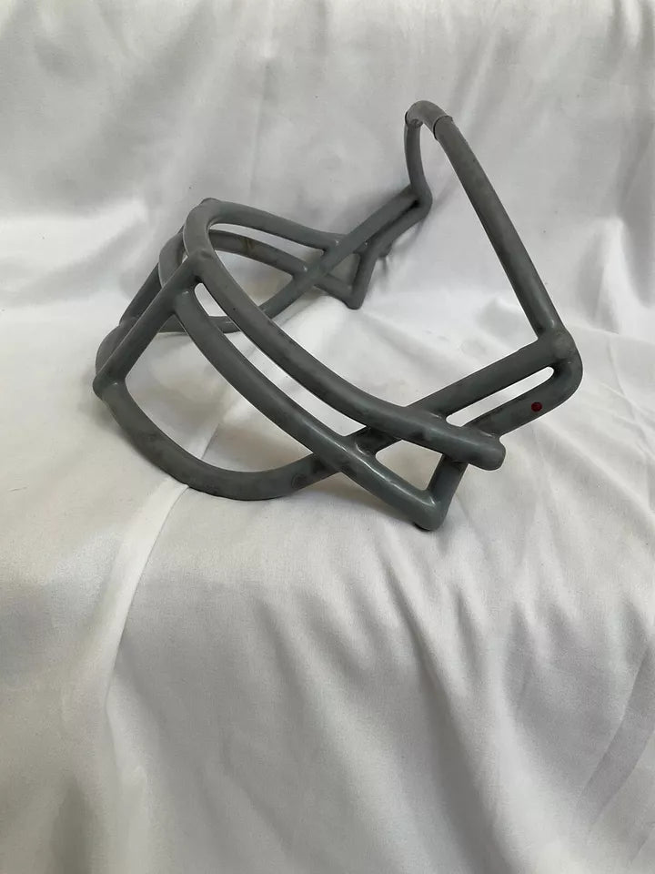 Vintage Original Schutt OPO-DW Large Red Dot Gray Football Helmet Facemask WESTBROOKSPORTSCARDS