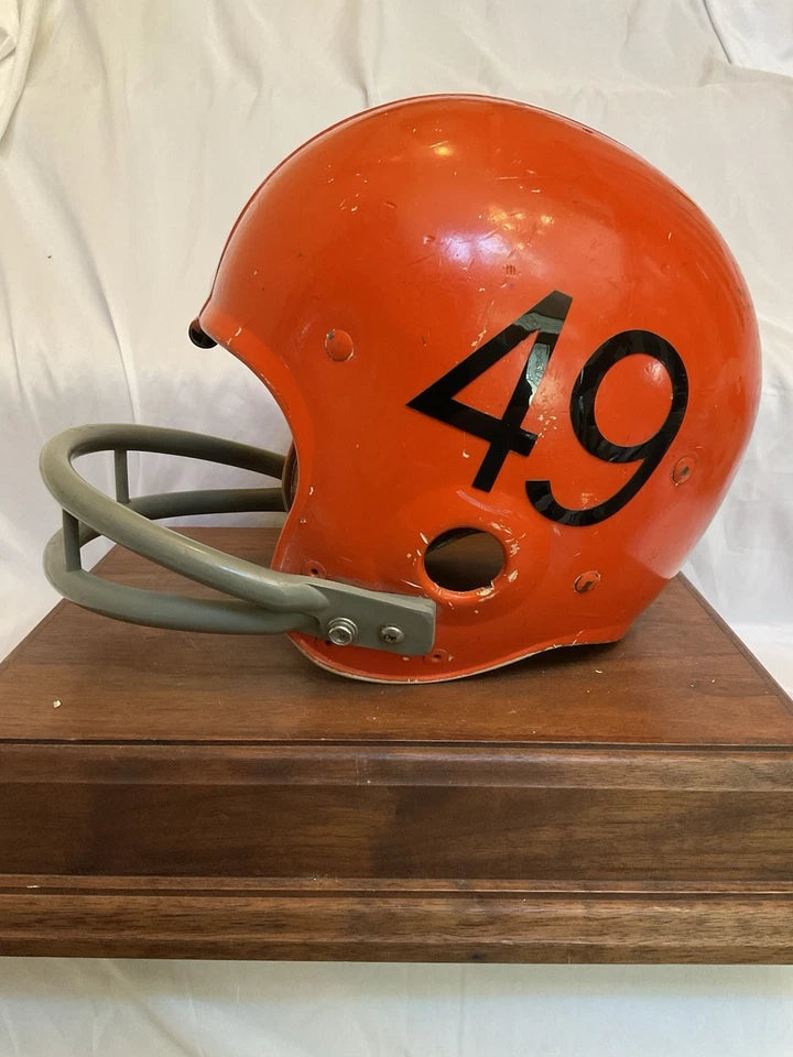 Vintage Riddell 1958 TK5 Kra-Lite Football Helmet Cleveland Browns Mitchell Rook WESTBROOKSPORTSCARDS