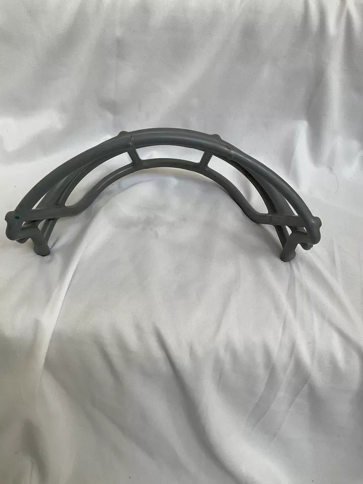Vintage Original Schutt OPO-DW Large Red Dot Gray Football Helmet Facemask WESTBROOKSPORTSCARDS