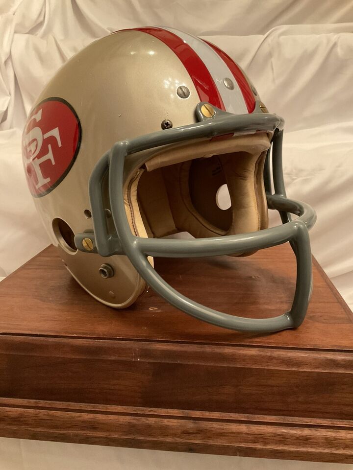 Original Vintage Wilson Football Helmet Custom San Francisco 49ers Butterfly OPO  WESTBROOKSPORTSCARDS