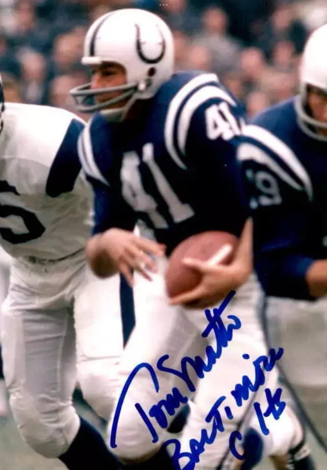 Baltimore Colts MacGregor 1960s Game Used Clear Shell Football Helmet WESTBROOKSPORTSCARDS