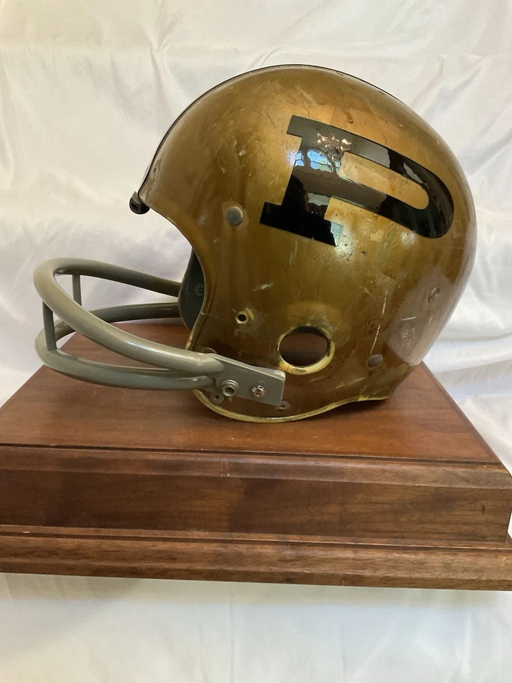 Vintage Game Used Riddell TK5 Kra-Lite Football Helmet Purdue Boilermakers? WESTBROOKSPORTSCARDS