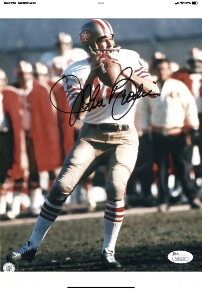 RK Vintage Style San Fransisco 49ers Custom Football Helmet John Brodie WESTBROOKSPORTSCARDS