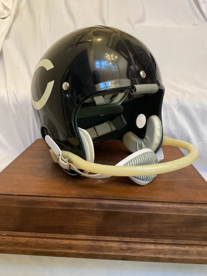 Original Riddell 1960s Chicago Bears Kra-Lite TK2 Game Football Helmet RARE WESTBROOKSPORTSCARDS