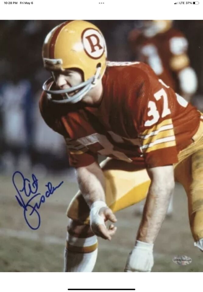 TK2 Style Football Helmet 1971 Washington Redskins Pat Fischer Lombardi R Style  WESTBROOKSPORTSCARDS   