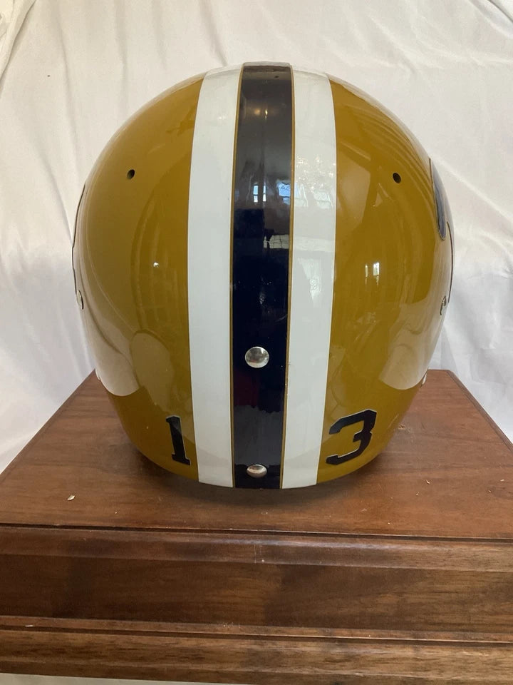 TK2 Style Football Helmet 1979 University Of Pittsburgh Panthers Marino Freshman WESTBROOKSPORTSCARDS