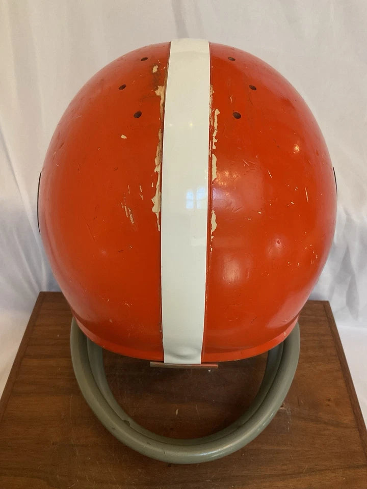 Vintage Riddell 1958 TK5 Kra-Lite Football Helmet Cleveland Browns Mitchell Rook WESTBROOKSPORTSCARDS