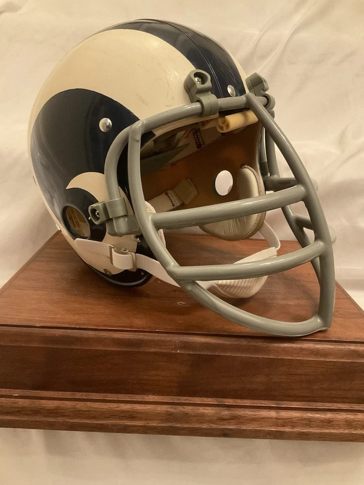 Los Angeles Rams Riddell Throwback TK Game Football Helmet 1971 Painted Horns WESTBROOKSPORTSCARDS