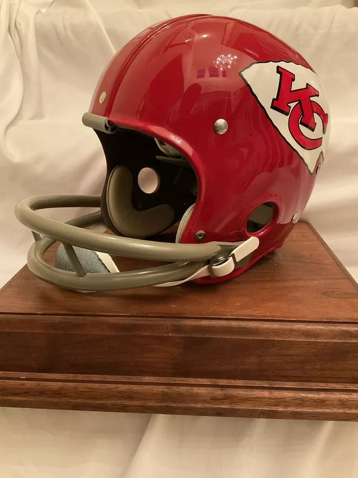 Kansas City Chiefs RIDDell Classic RK2 Football Helmet Len Dawson Super Bowl IV  WESTBROOKSPORTSCARDS
