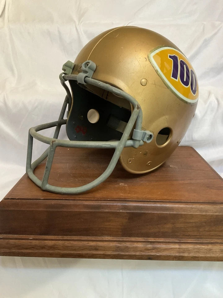 Vintage 1960s Game Used Suspension Football Helmet - Washington Huskies? WESTBROOKSPORTSCARDS
