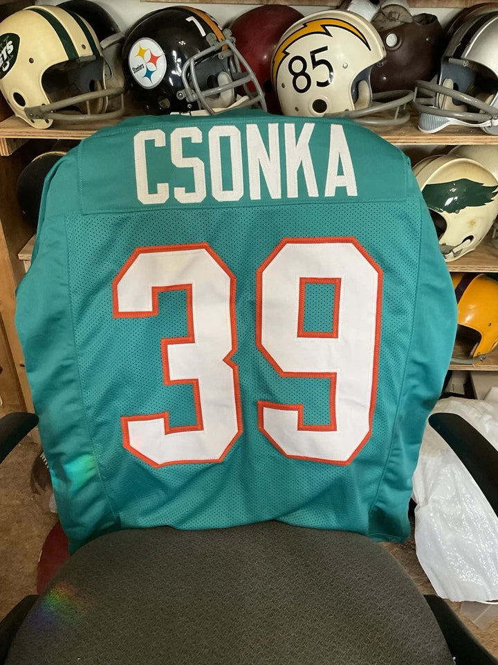 Miami Dolphins Football Jersey- Larry Csonka Tribute WESTBROOKSPORTSCARDS