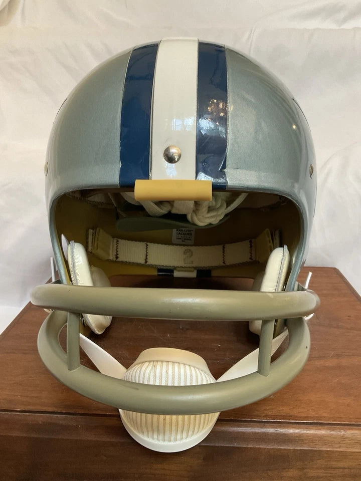 Original Vintage Riddell 1971 Dallas Cowboys Kra-Lite TK2 Game Football Helmet WESTBROOKSPORTSCARDS