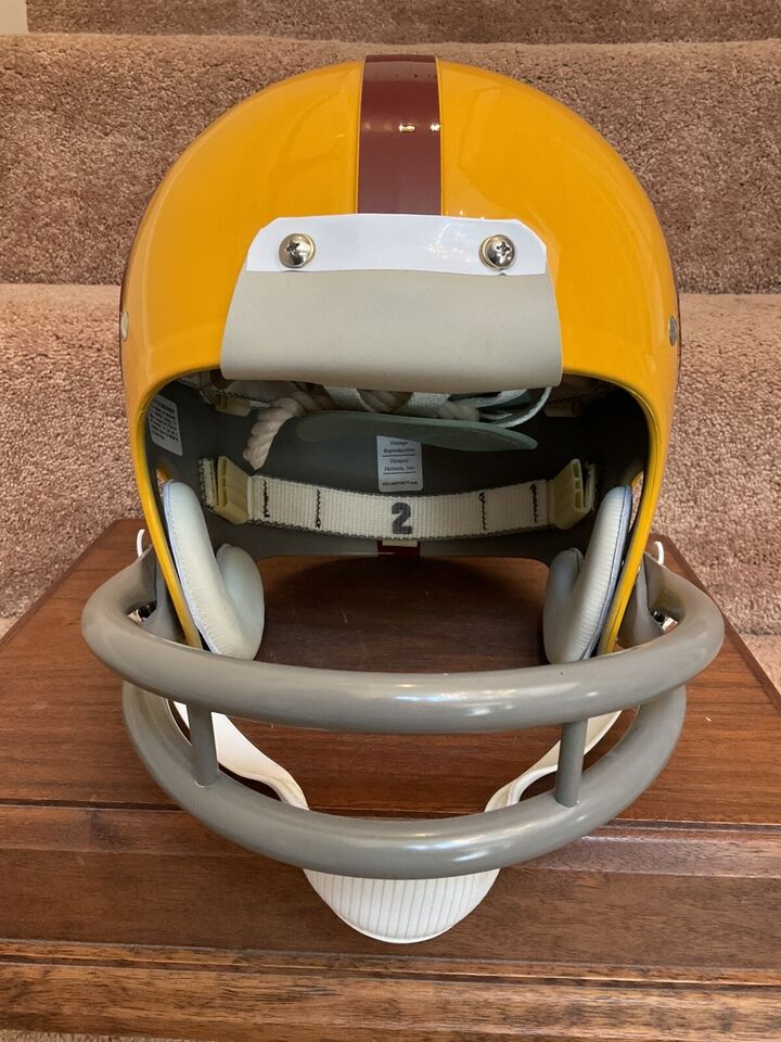 TK2 Style Football Helmet 1971 Washington Redskins Pat Fischer Lombardi R Style  WESTBROOKSPORTSCARDS   