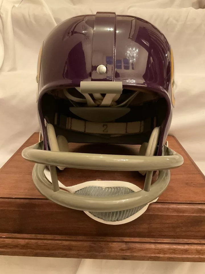 Minnesota Vikings “Big Horns” Kra-Lite RK2 Suspension Football Helmet Tarkenton  WESTBROOKSPORTSCARDS