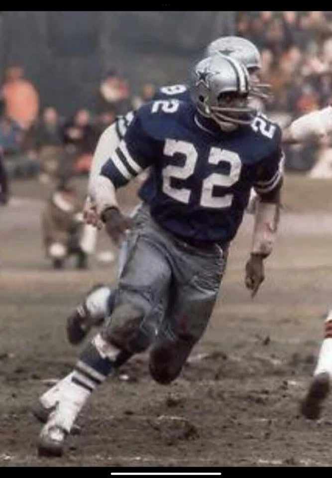Original Vintage Riddell 1971 Dallas Cowboys Kra-Lite TK2 Game Football Helmet WESTBROOKSPORTSCARDS