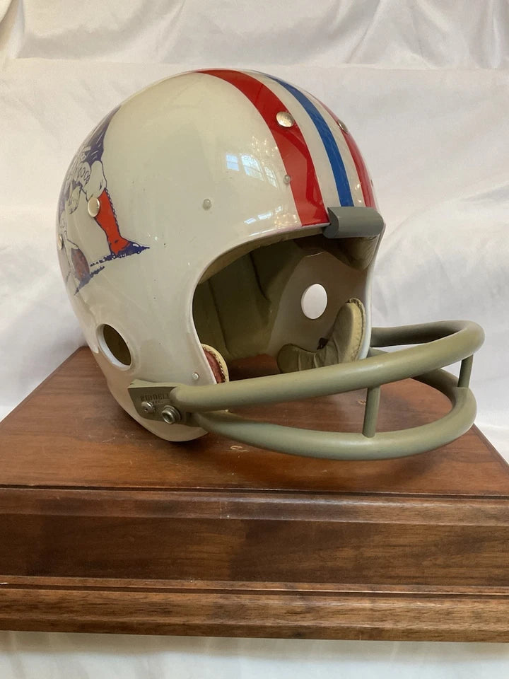 Vintage MacGregor New England Boston Patriots Clear Shell Football Helmet Custom WESTBROOKSPORTSCARDS