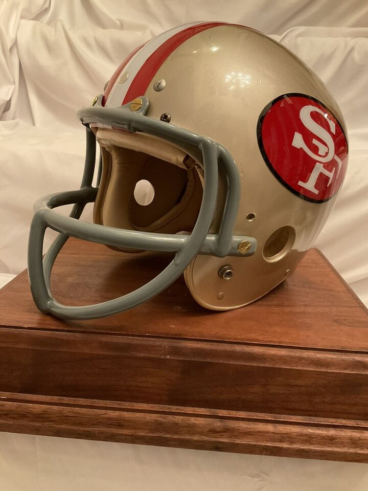 Original Vintage Wilson Football Helmet Custom San Francisco 49ers Butterfly OPO  WESTBROOKSPORTSCARDS