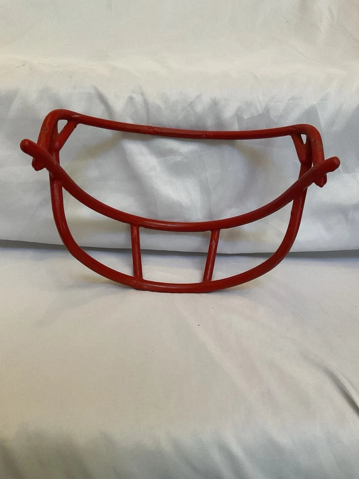 Vintage Red Schutt 1969 OPO Green Dot Football Helmet Facemask - RARE WESTBROOKSPORTSCARDS