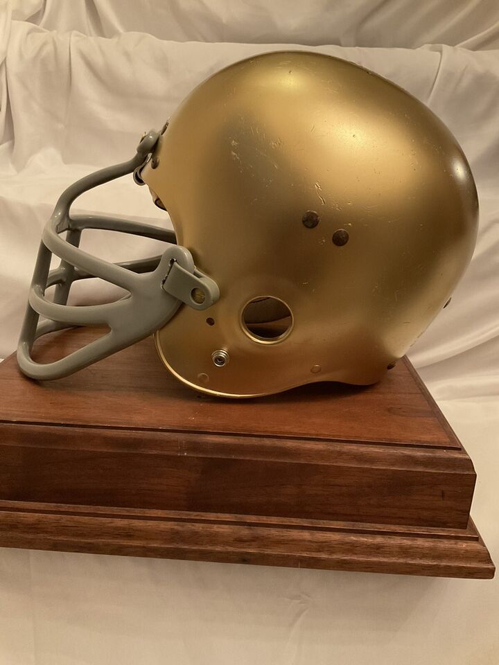 Vintage 1970s Wilson Football Helmet Notre Dame Fighting Irish Ross Browner WESTBROOKSPORTSCARDS