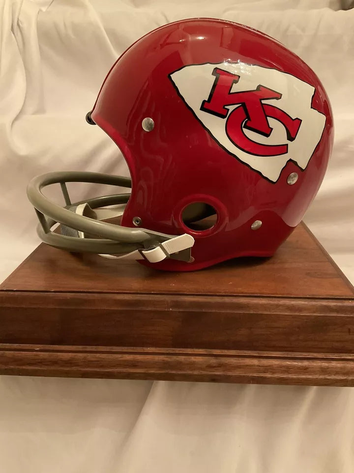 Kansas City Chiefs RIDDell Classic RK2 Football Helmet Len Dawson Super Bowl IV  WESTBROOKSPORTSCARDS