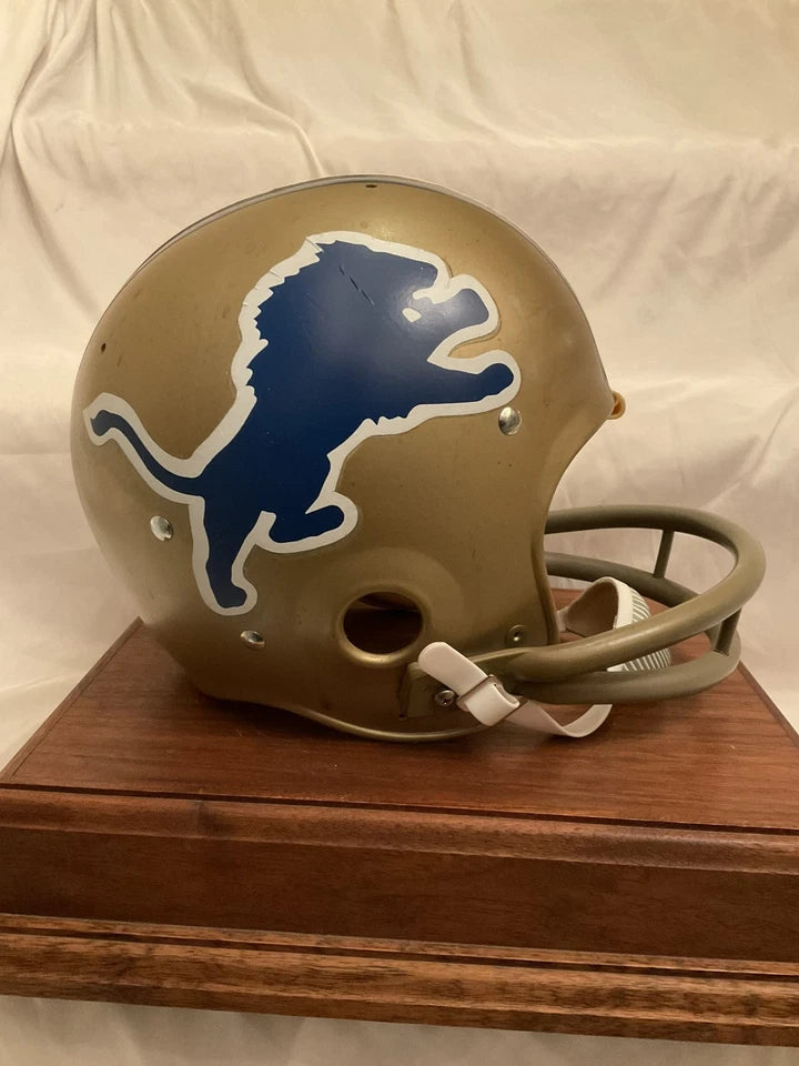 Original Riddell 1971 Detroit Lions Kra-Lite TK2 Game Football Helmet Rare WESTBROOKSPORTSCARDS