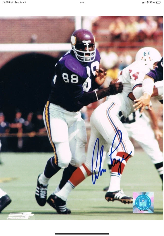 Minnesota Vikings Riddell Throwback TK Game Football Helmet 1970 Alan Page WESTBROOKSPORTSCARDS