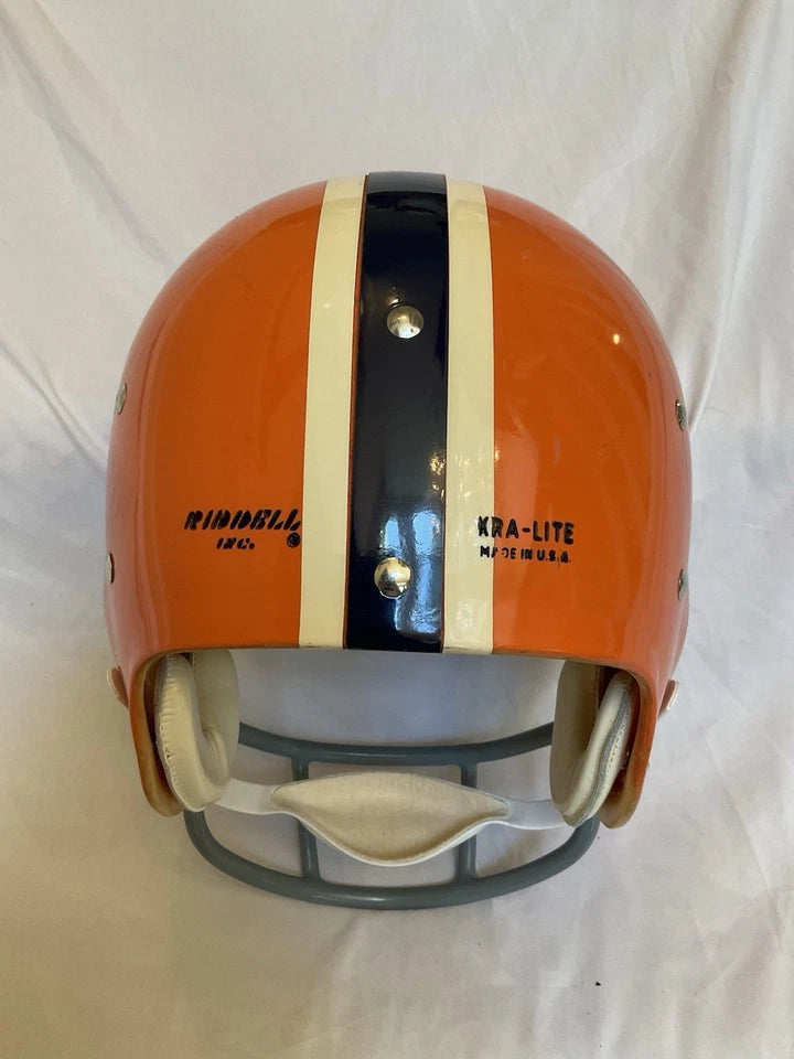 Original Riddell 1972 Florida Gators Kra-Lite TK2 Game Football Helmet WESTBROOKSPORTSCARDS
