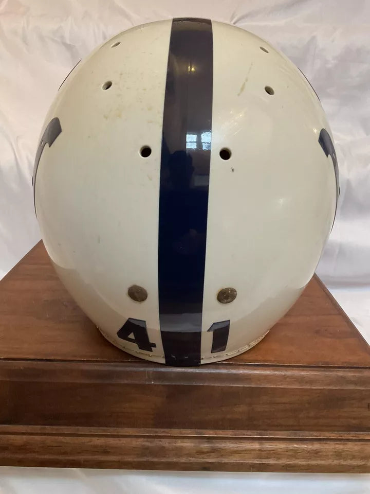Vintage 1960s MacGregor Football Helmet Custom Baltimore Colts Tom Matte  WESTBROOKSPORTSCARDS