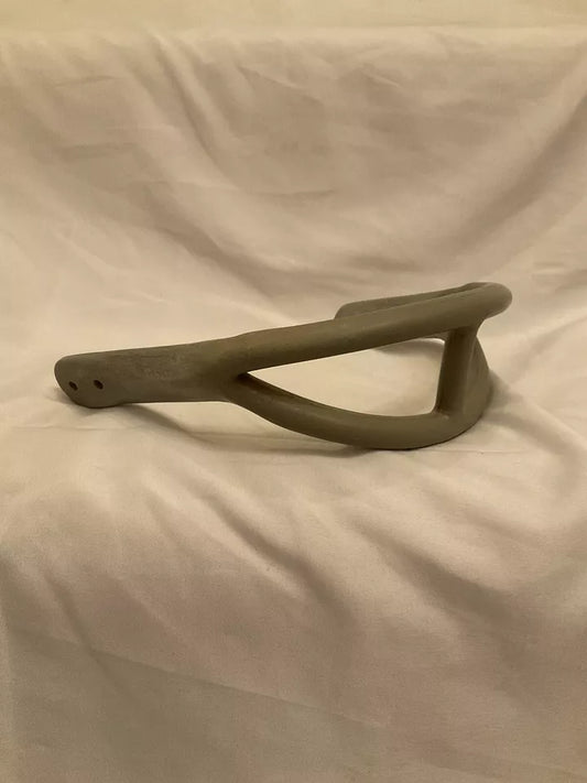 ORIGINAL Gray Rawlings 2-Bar 1960s Facemask Suspension Helmet Wilson RIDDell  WESTBROOKSPORTSCARDS