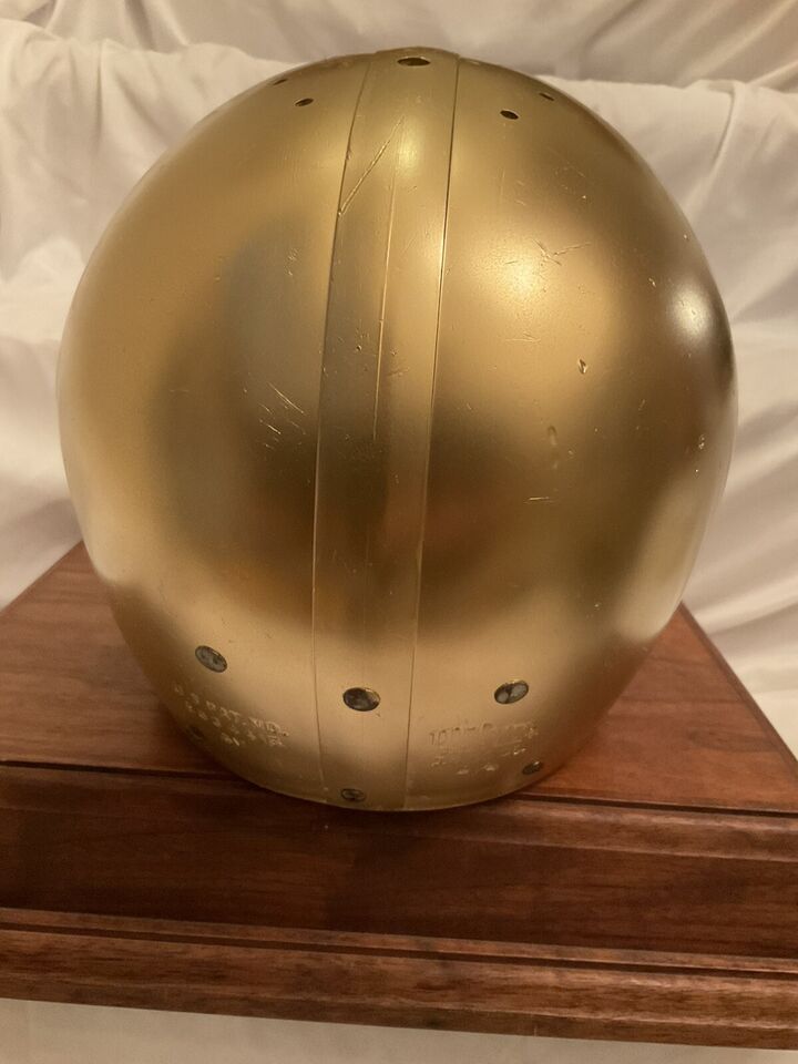 Vintage 1970s Wilson Football Helmet Notre Dame Fighting Irish Ross Browner WESTBROOKSPORTSCARDS